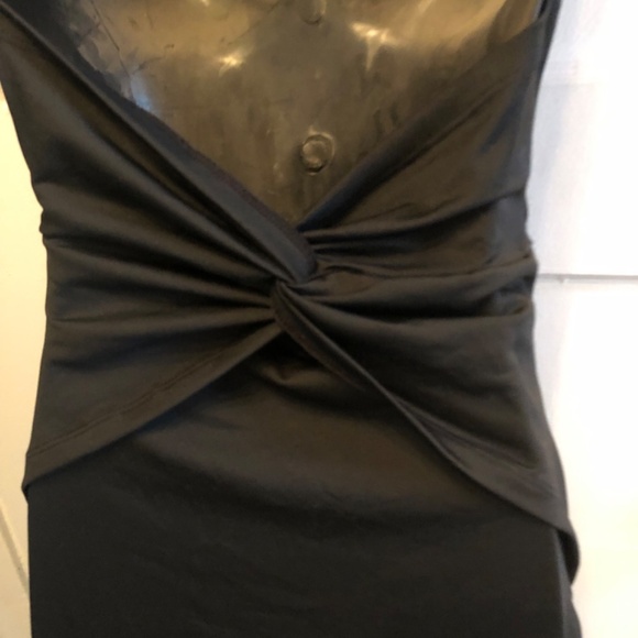 Shein long black clingy formal backless dress size 4, new or like new - Picture 7 of 8